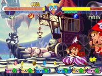 une photo d'Ã©cran de Pocket Fighter sur Sony Playstation